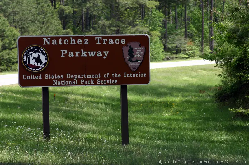 natchez trace parkway map. The Natchez Trace Parkway map