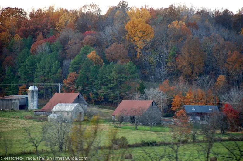 This is Ashley Judd's house in Nashville, as viewed from the Natchez Trace Parkway.